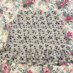Lilac Flowers Skirt